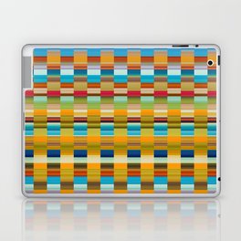 Colorful Geometric Check Pattern Laptop Skin