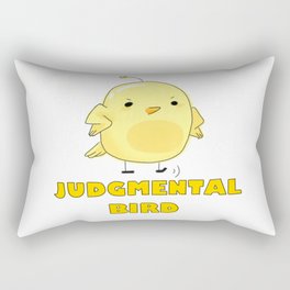 Judgmental Birds Rectangular Pillow