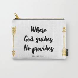 Isaiah 58:11 Bible Verse Carry-All Pouch
