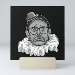 Sad clown Neil Hamburger Mini Art Print