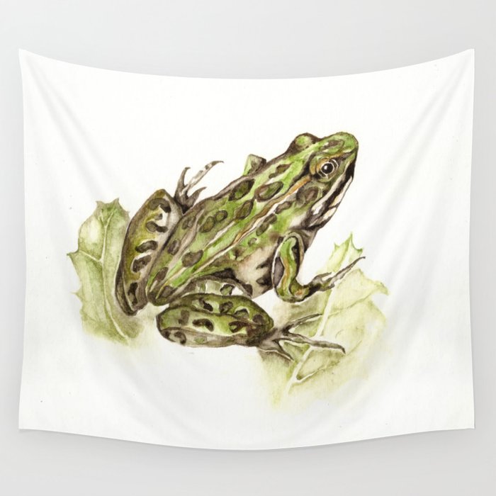 Northern Leopard Frog Wall Tapestry