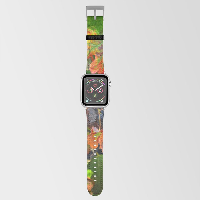 Harvest Wine Grapes and Vineyard Apple Watch Band