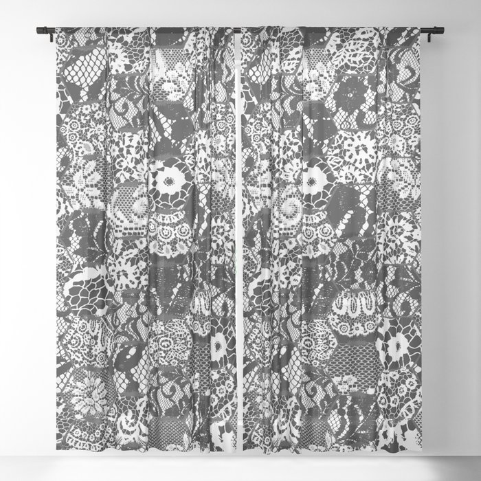 Gothic Lace Sheer Curtain By Zeljkica Society6