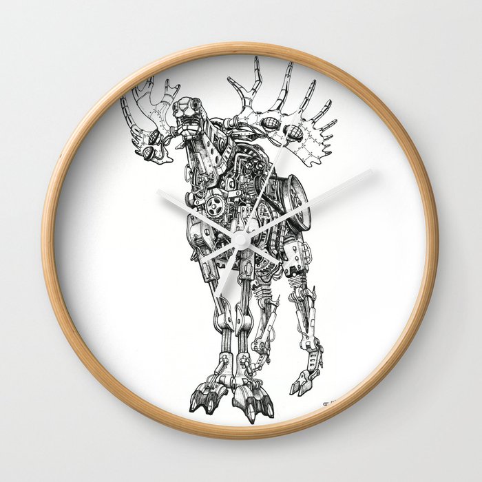 Motor Moose Wall Clock