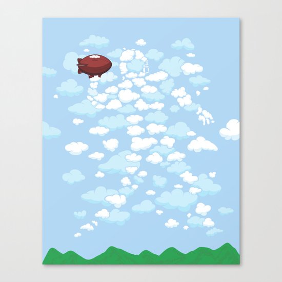 QB Formation Canvas Print