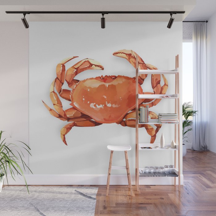 The Crab Wall Mural