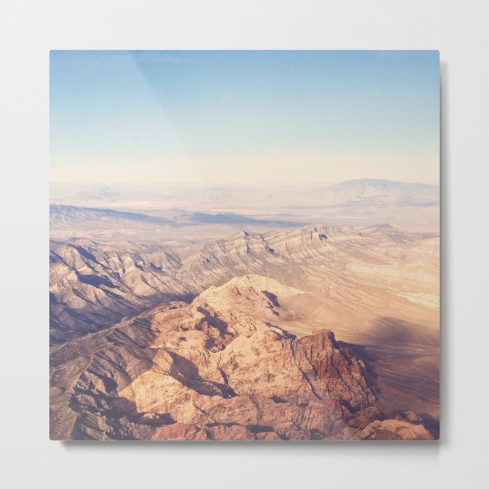 Nevada from Above Metal Print