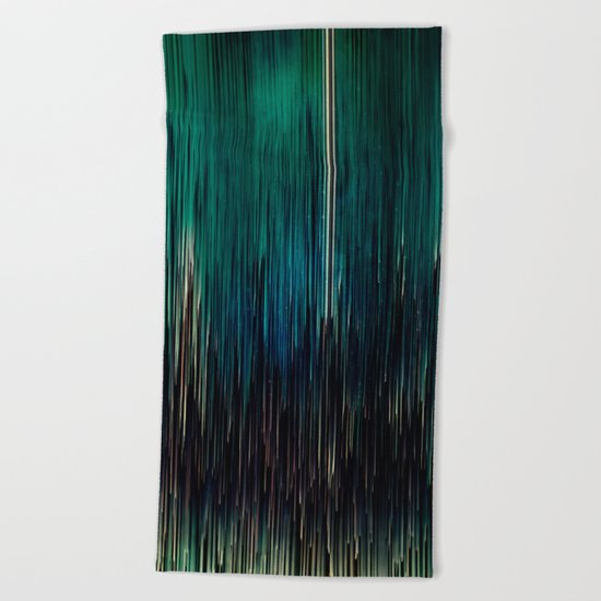 Planet Pixel New York Blues Beach Towel