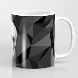 Skull and Background polygon Coffee Mug
