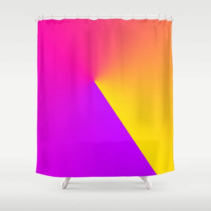 Abstract Summer Impression Shower Curtain