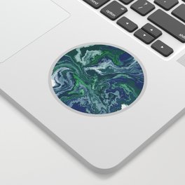 Plant Earth Galaxy Gradient Sticker