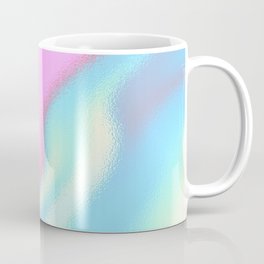 Modern Abstract Pink Blue White Irisdescent Pattern Mug