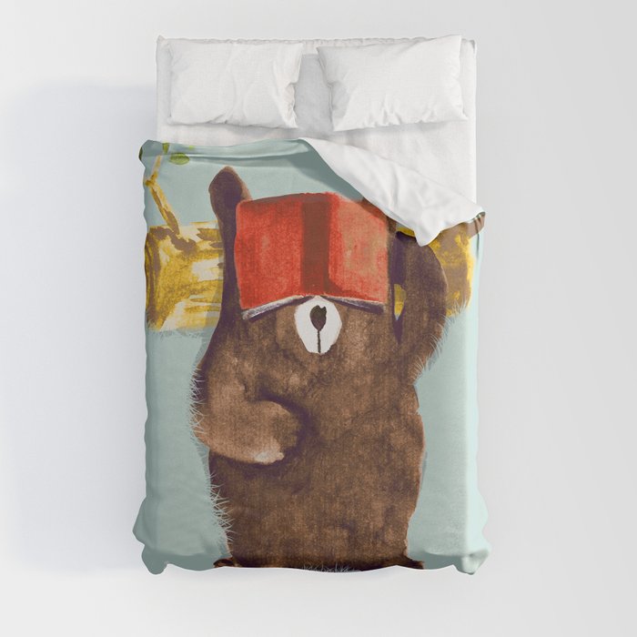 Teddy bear duvet on sale cover