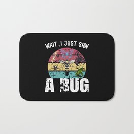 A Bug Retro Funny Insects Collector Entomologist Bath Mat