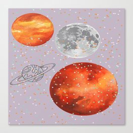 I can meet you in the galaxy  Canvas Print