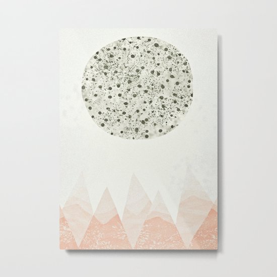 the Moon Metal Print