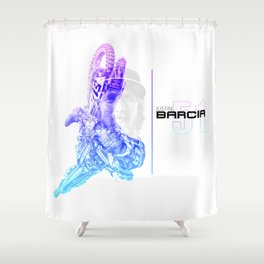 Justin Barcia Fan Piece Shower Curtain