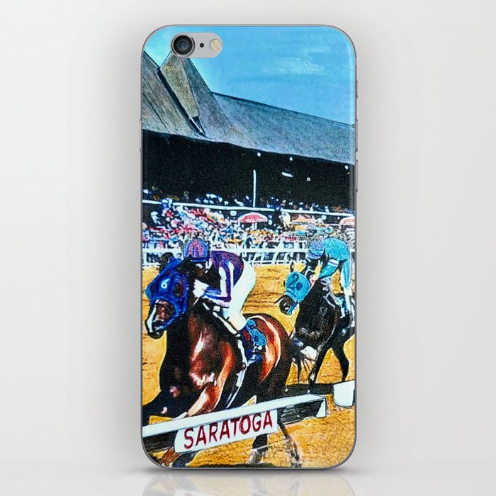 TRIFECTA - Saratoga Springs - Original Art- Horse Racing iPhone Skin