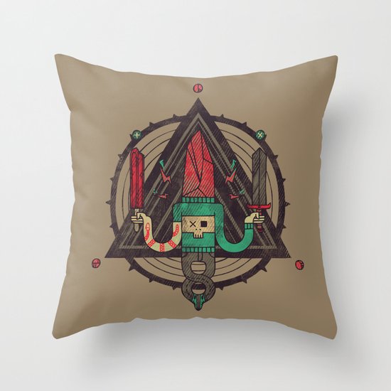 He, with the peculiar voice Throw Pillow