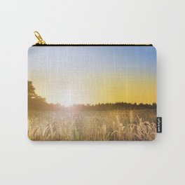 Sunset over Cornfield Carry-All Pouch