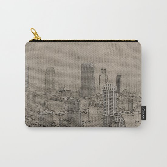 Old Cityscape Carry-All Pouch