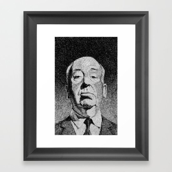 Fingerprint - Hitchcock Framed Art Print
