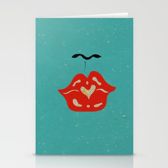 Kissy Lips Stationery Cards