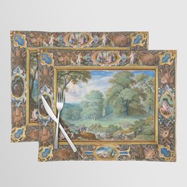  Landscape with the Story of Venus and Adonis 1589  Placemat
