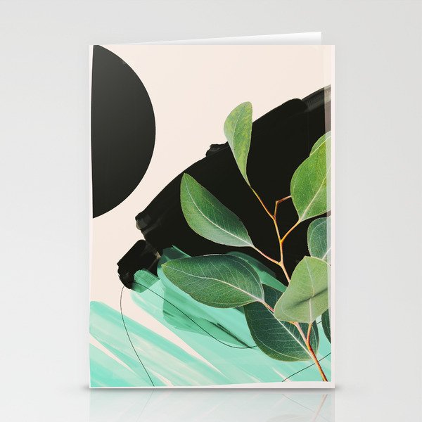 Abstract Botanical 2 Stationery Cards