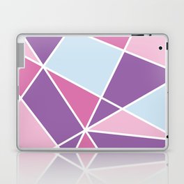 Boho Pink Purple Retro Modern Collection Laptop Skin