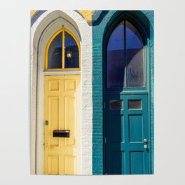 Colorful Doorways IV Poster