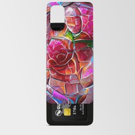Stained Glass Roses Android Card Case