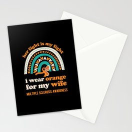 Multiple Sclerosis Awareness Wife Stationery Card