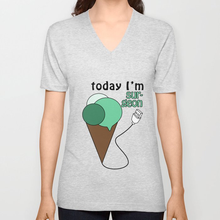 gelatoUsb - today i'm SURGEON V Neck T Shirt