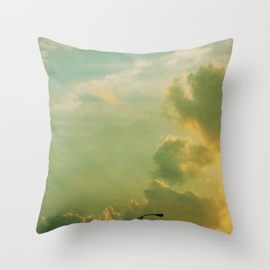 Sunday Night Lights Throw Pillow