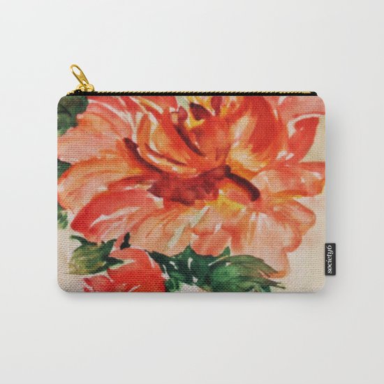red rose japanese art Carry-All Pouch