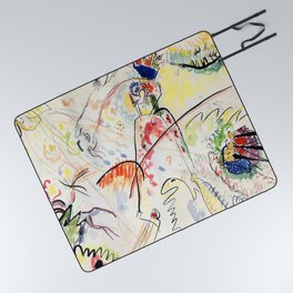 Wassily Kandinsky Small Pleasures Picnic Blanket
