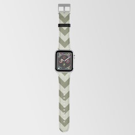 Sage Green Chevrons Apple Watch Band