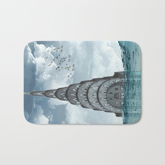 above the water line Bath Mat