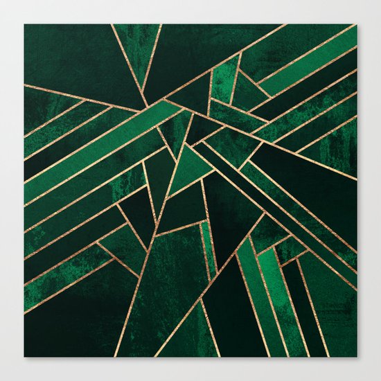 Emerald Night Canvas Print