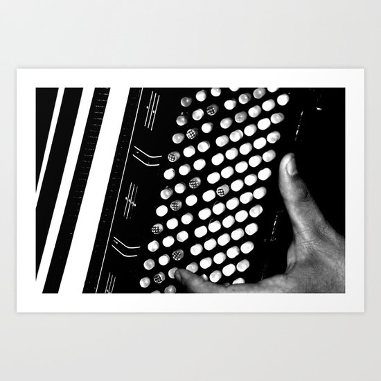 Acordeón Art Print
