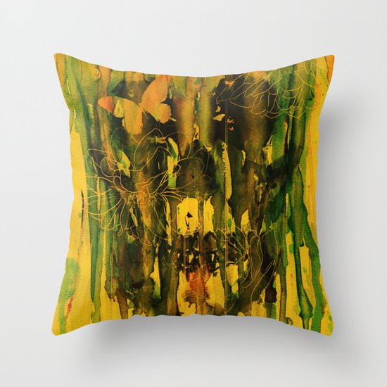 Birth of Oblivion Throw Pillow