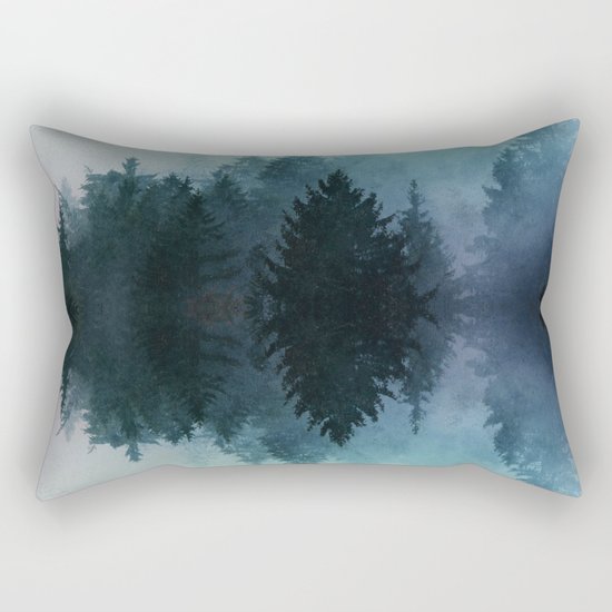 Forest Reflections II Rectangular Pillow