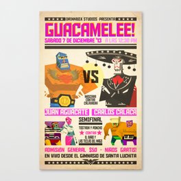 Guacamelee! Fight Poster Canvas Print