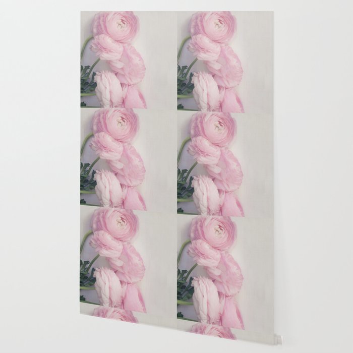 Pink Peonies Wallpaper By Mariaheyens Society6
