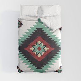 Southwest Santa Fe Geometric Tribal Indian Pattern Comforter