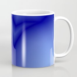 Pastel lines of blue lightning with a vintage gap. Coffee Mug