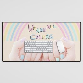We Are All Colors #2 #wall #decor #art #society6 Desk Mat