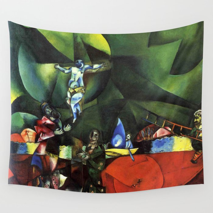 Chagall Marc Golgotha Wall Tapestry