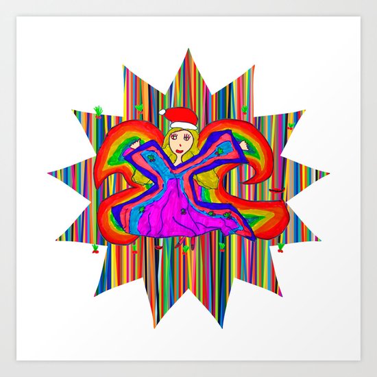 Star Fairy | Christmas Spirit Art Print